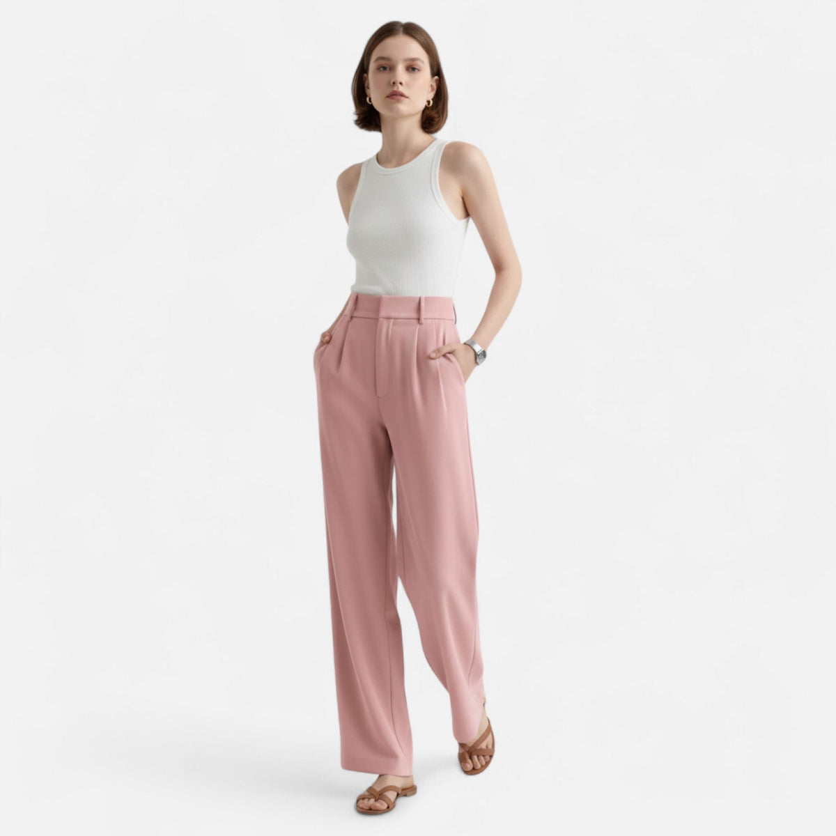 Lucía | Pantalones de Cintura Alta para Mujer con Estilo Atemporal 1
