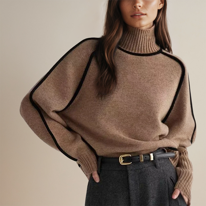 Jersey Aurel en color crema con corte de ajuste regular