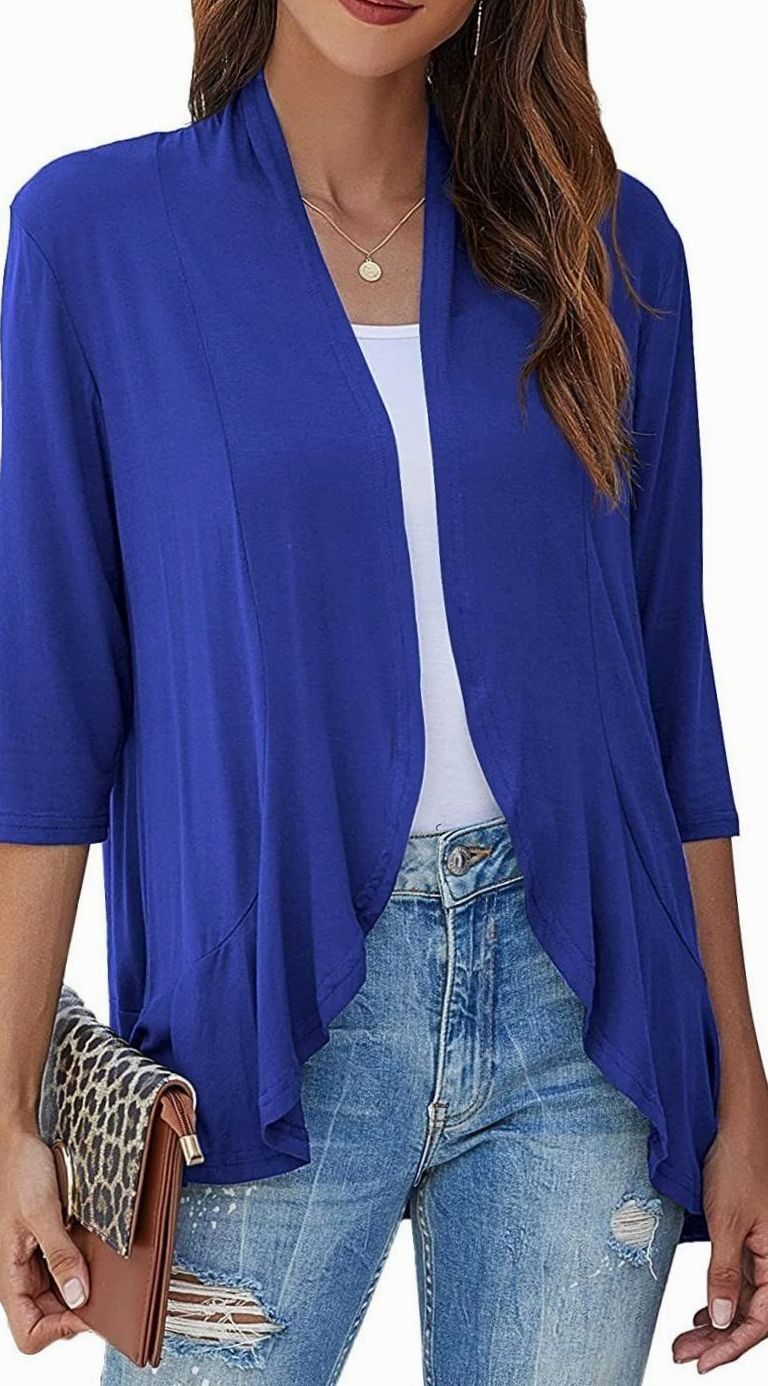 Cárdigan abierto en color disponible para mujer