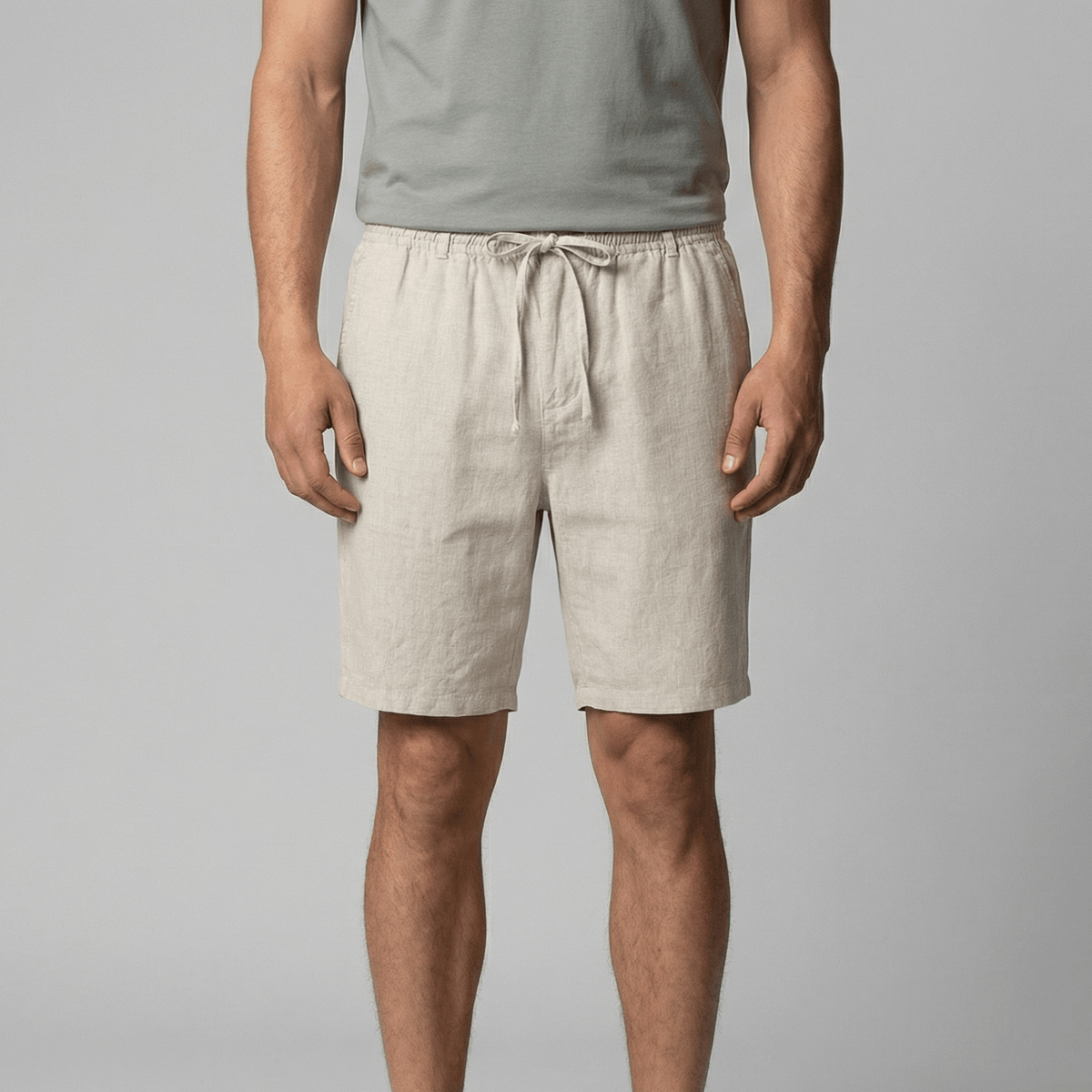 Diego | Pantalones Cortos de Lino para Hombre con Estilo Casual - Noa Lagos