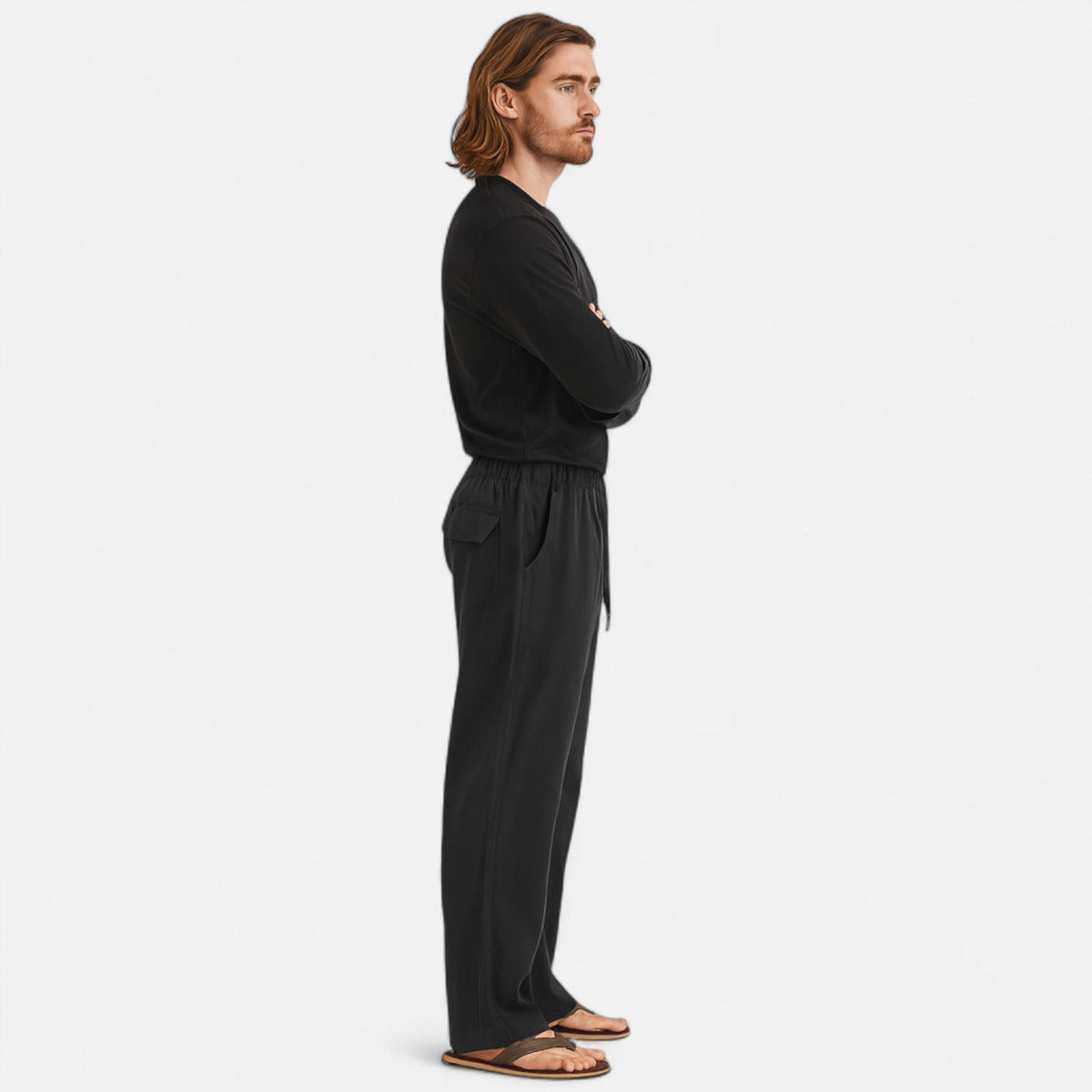 Javier | Pantalones Holgados de Corte Relajado para Hombre con Tejido Premium - Noa Lagos
