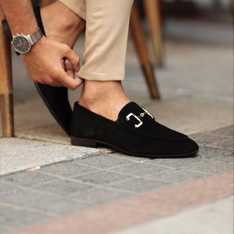 Liam | Elegantes Mocasines con Hebilla Metálica para Hombre - Noa Lagos