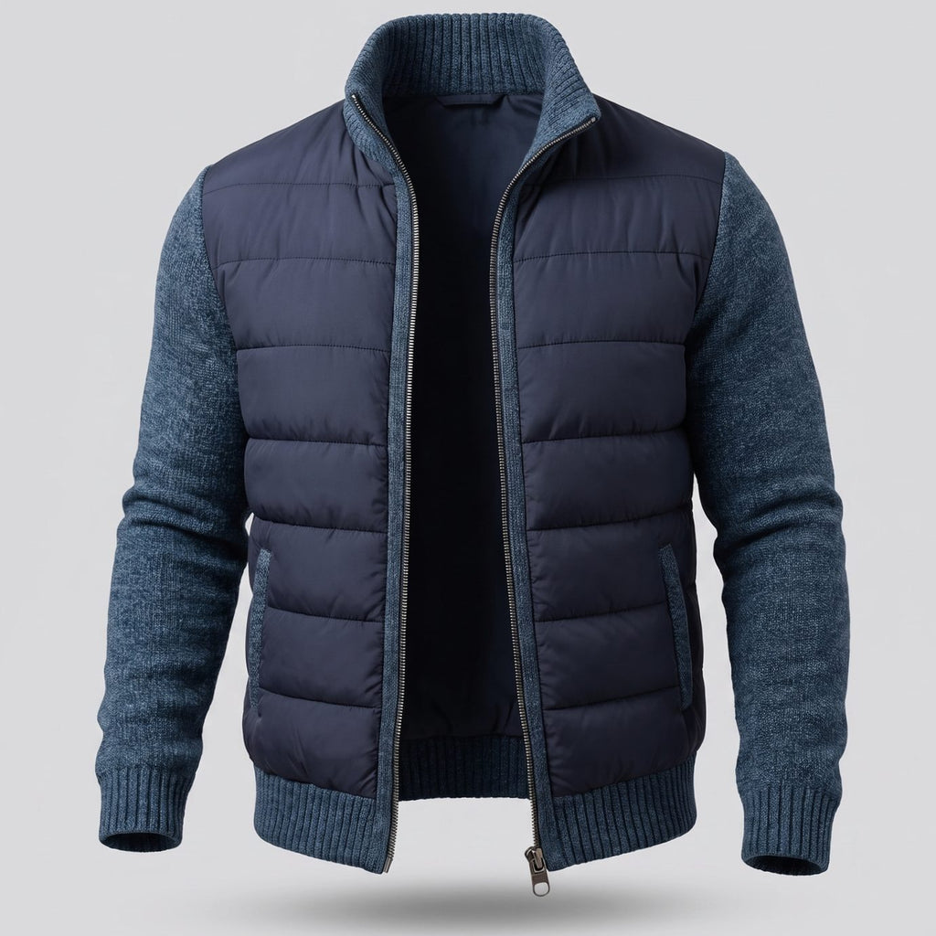 Bolsillo lateral con cremallera de la chaqueta acolchada MARNELLE